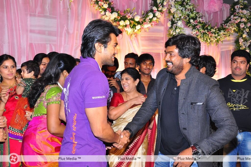 Ram Charan Teja - Puri Jagannadh daughter pavithra saree ceremony - Pictures | Picture 119102